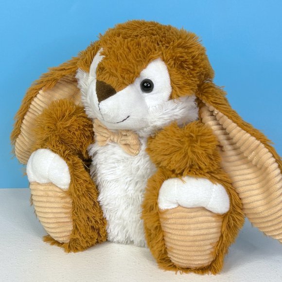 Yangzhou Adorable Brown Bunny Rabbit Lovey 10"‎ Plush Stuffed Animal Toy - Picture 4 of 6